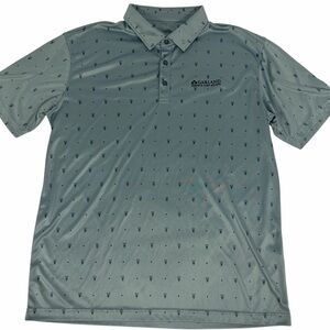 Garland Men's Patterned Polo Shirt - Gray